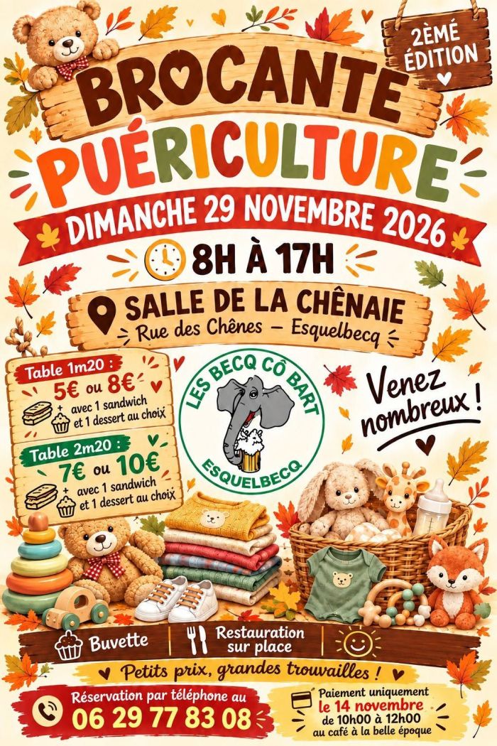 Brocante puériculture
